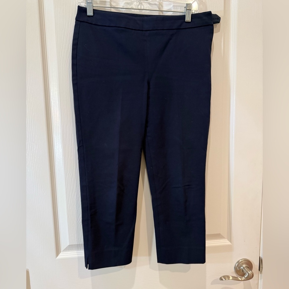 Talbots Chaltham blue crop pants size 4P.